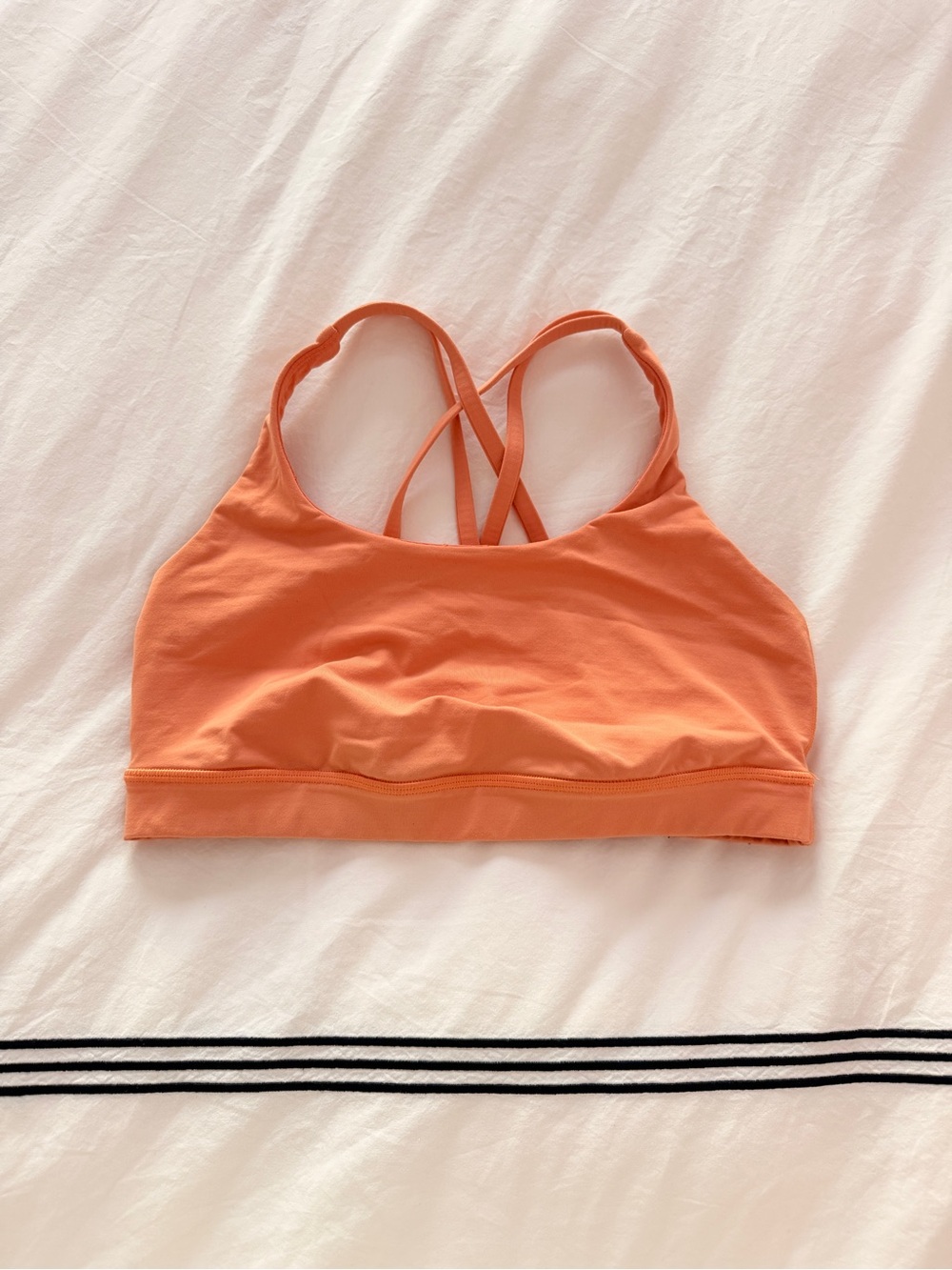 lululemon athletica Tangerine Energy Sports Bra